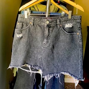 Denim Mini Skirt